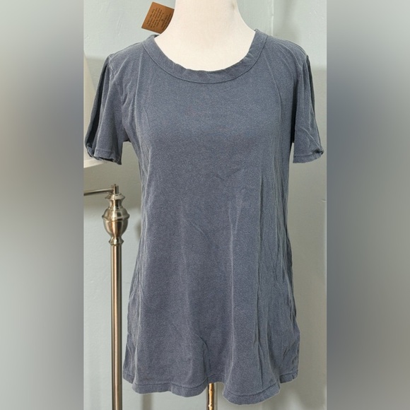 New Urban Outfitters Truly Madly Deeply Navy Blue Cold Shoulder Cut Out Sleeve - Picture 2 of 5